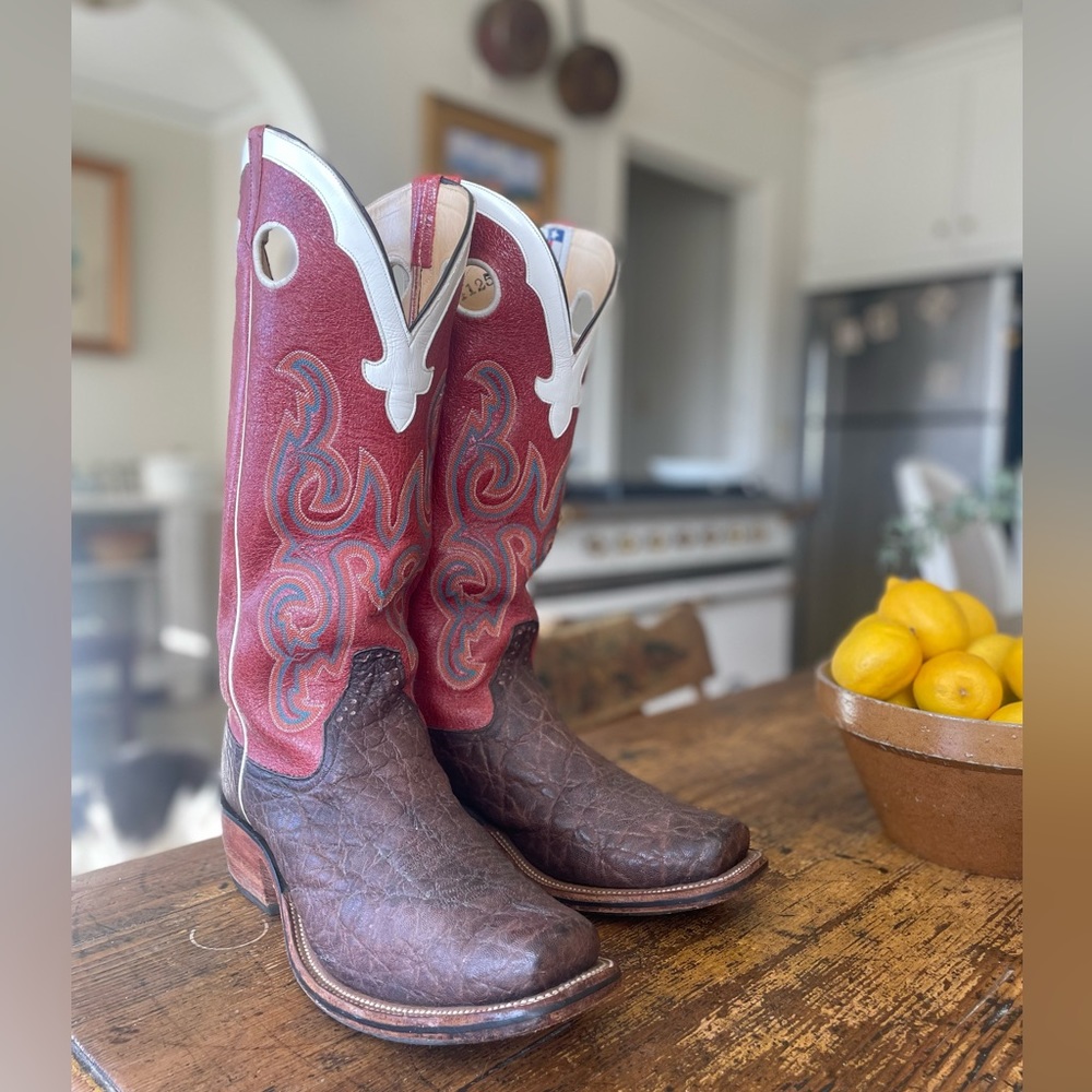 Rios Of Mercedes elephant red top boots from Davis Boots. Size 12.5